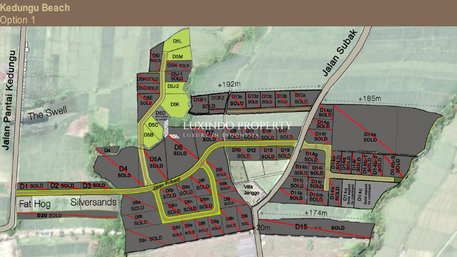 KEDUNGU – LARGE LAND FOR SALE CLOSE TO THE BEACH (FHL310)